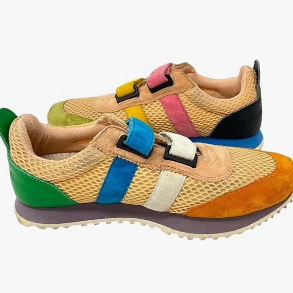 Charlotte Stone Conway Retro Mismatch Sneaker Casita US Size 10 Colorful Women - Picture 11 of 16